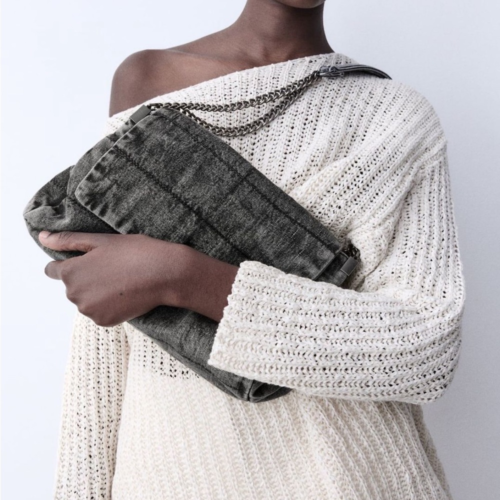 Zara Rocker shoulder flap bag